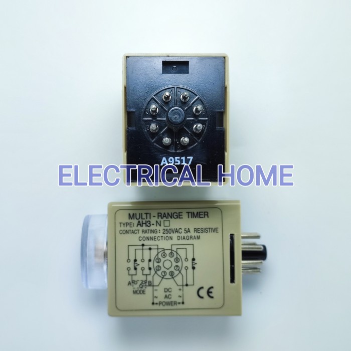 Multi Range Timer Switch AH3-NA/NB/NC OTTO