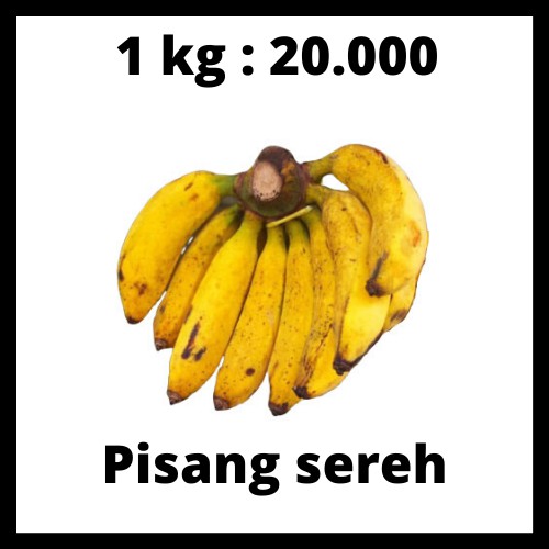 

Pisang sereh