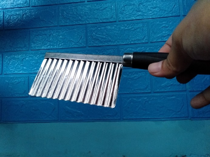 Pisau Gelombang Pengiris Kentang & Acar