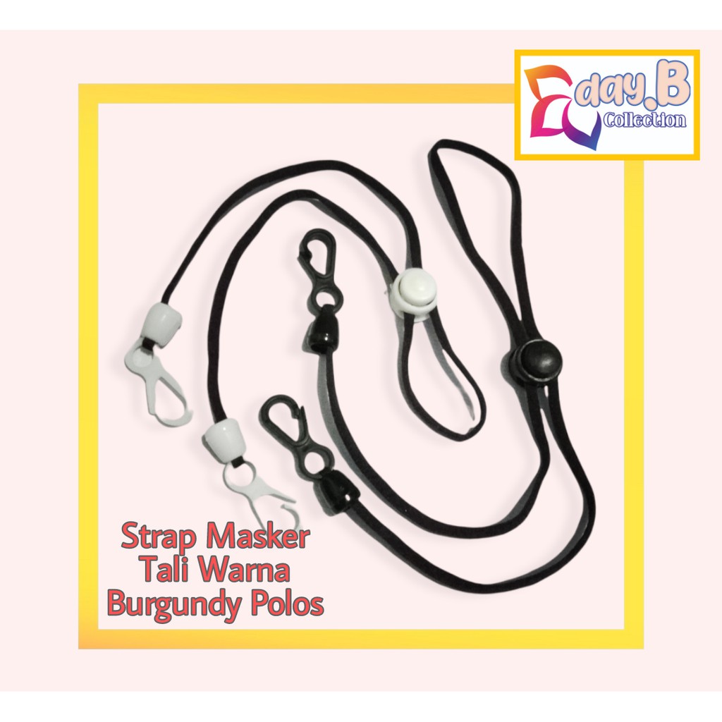 Strap Masker Polos/Strap Masker Murah/Strap Masker Dewasa/Strap Masker Unik/Strap Masker Ekonomis