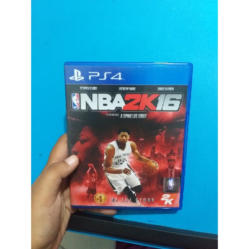 bd dvd kaset game ps4 nba 2k16 (bekas)