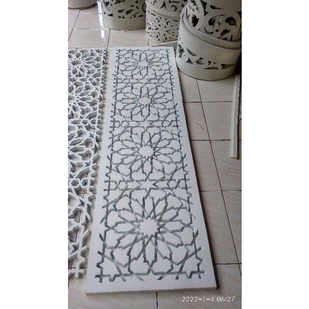 cetakan GRC ornamen masjid islami krawangan 50x200