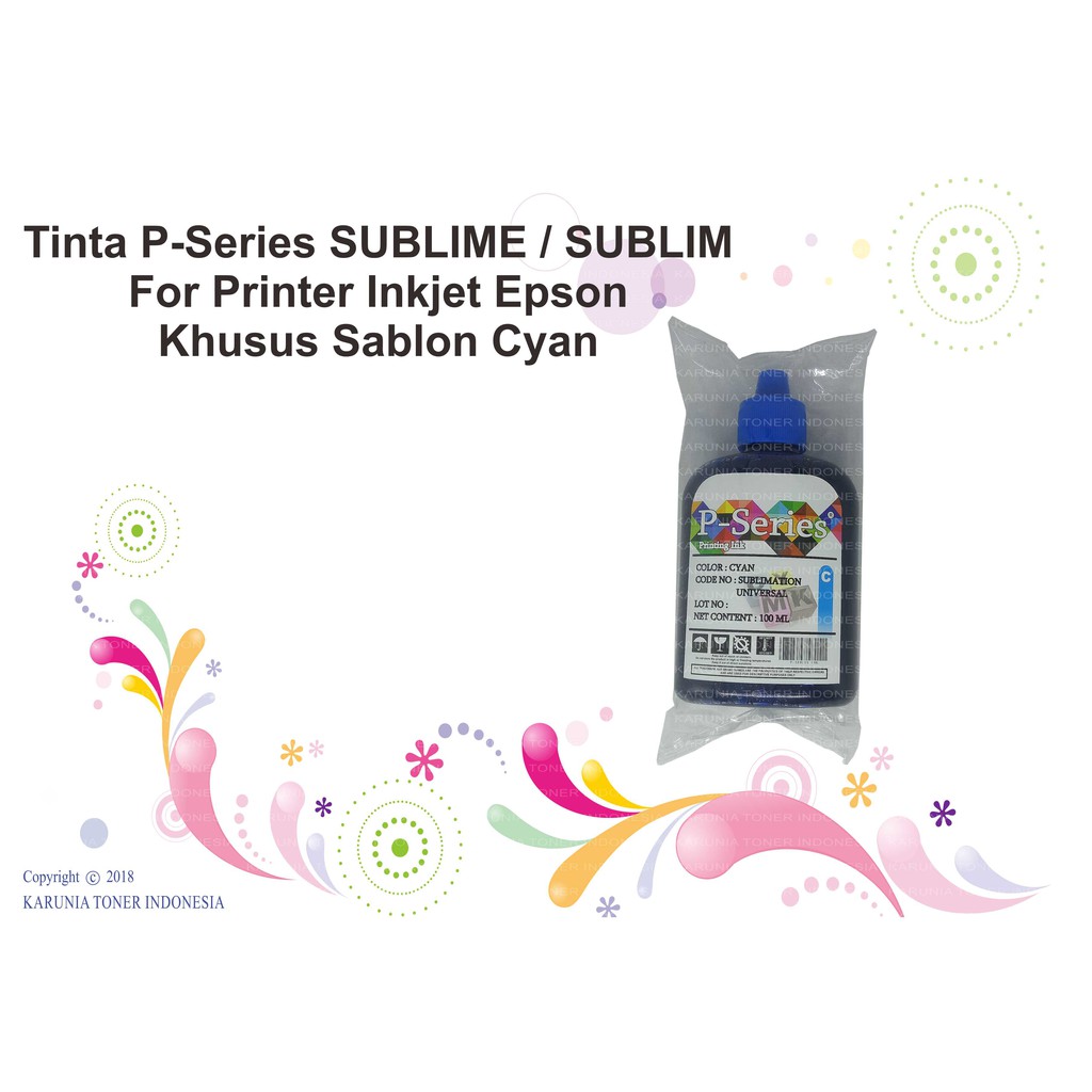 Tinta P-Series SUBLIME / SUBLIM 100ml Cyan