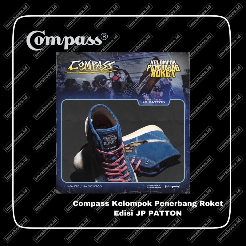 Compass KPR Kelompok Penerbang Roket Edisi JP PATTON - SZ42 USED TERAWAT