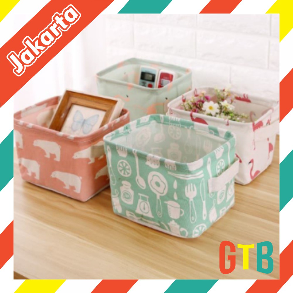 ❤️GTB❤️ R174 Desktop Storage Box Rak Meja Keranjang Multifungsi Mini Kotak Organizer Serbaguna