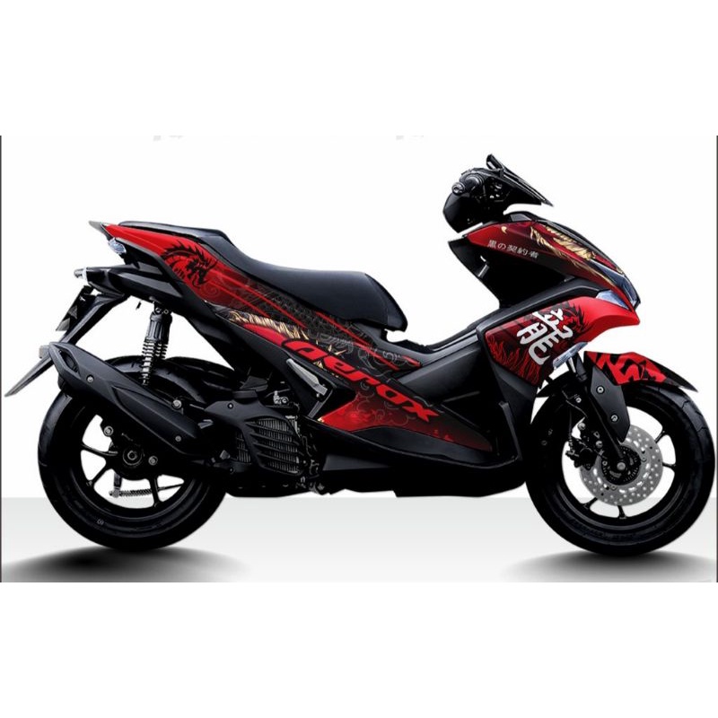 Decal aerox 155 full body laminasi glossy dn doff Striping motor aerox 155 Stiker variasi motor