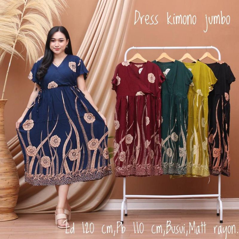 DRESS KIMONO JUMBO/DRESS JUMBO/DASTER JUMBO/DRESS BIG SIZE/DASTER JUMBO MURAH/DASTER KIMONO