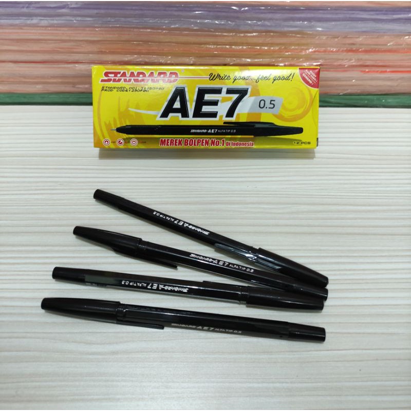 

Bolpoint standard ae7 hitam 0,5