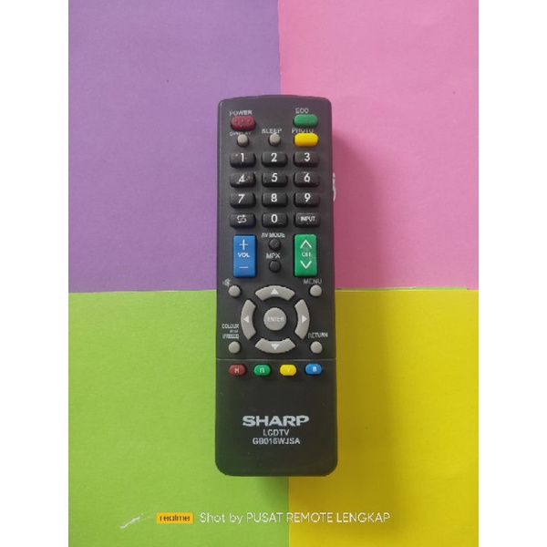 Remote TV LED LCD SHARP multi langsung pakai