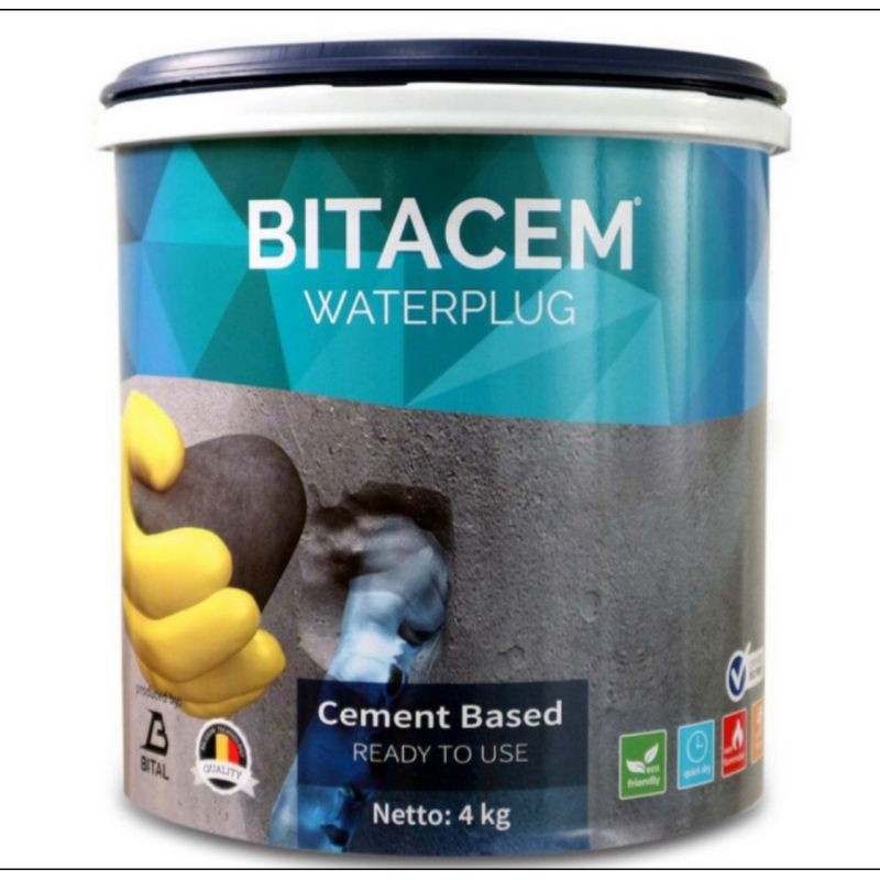 Bitacem Waterplug Penyumbat Kebocoran 4 kg