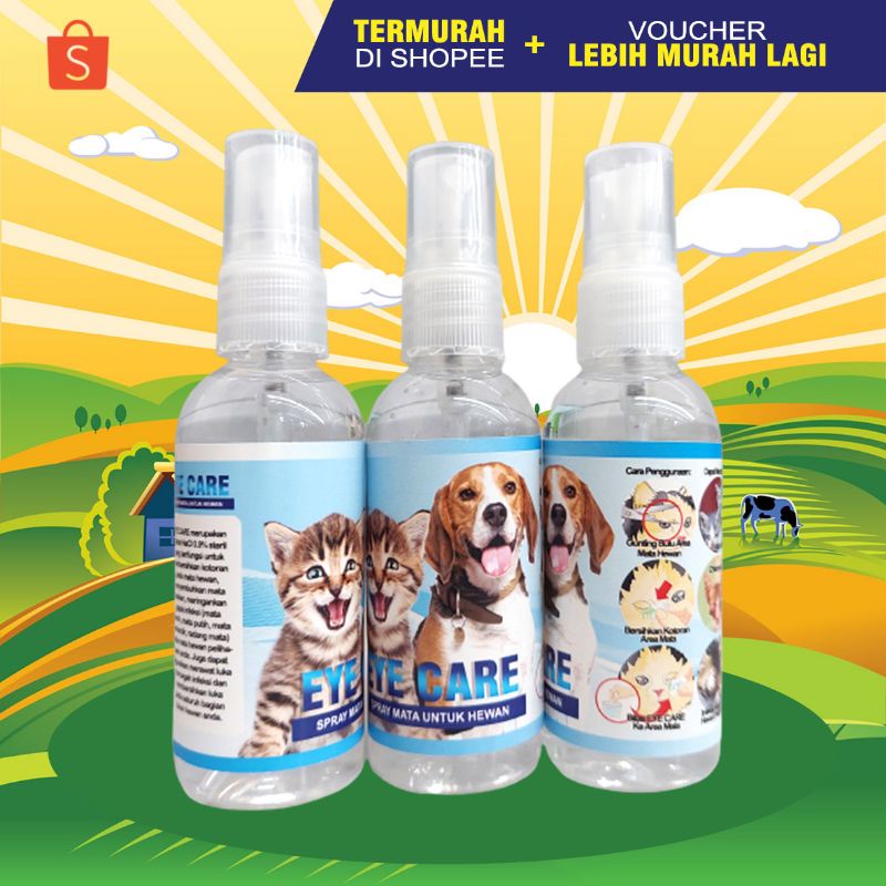 EYE CLEANER 60 - Obat Infeksi Mata Kucing Obat Clamidia Kucing Obat Clamydia Obat Mata Belekan