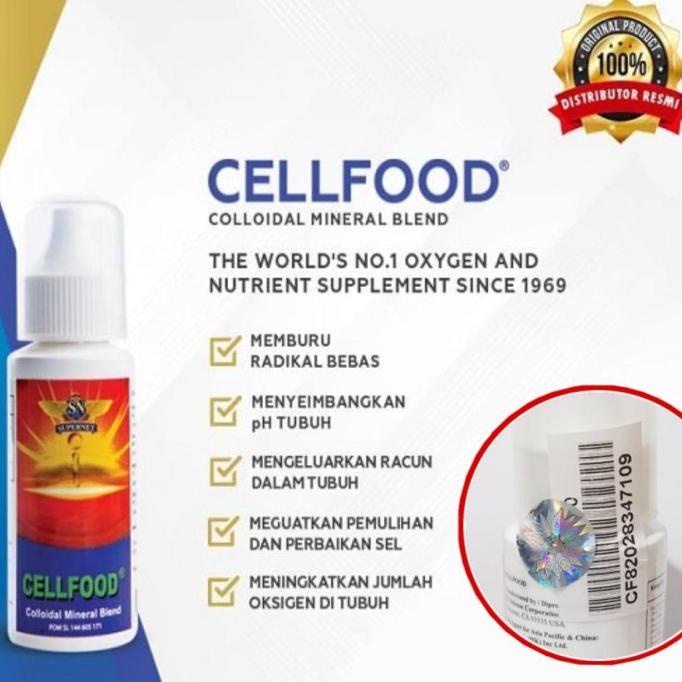 Cellfood cell food ORI imun daya tahan tubuh antivirus corona covid19 Lc