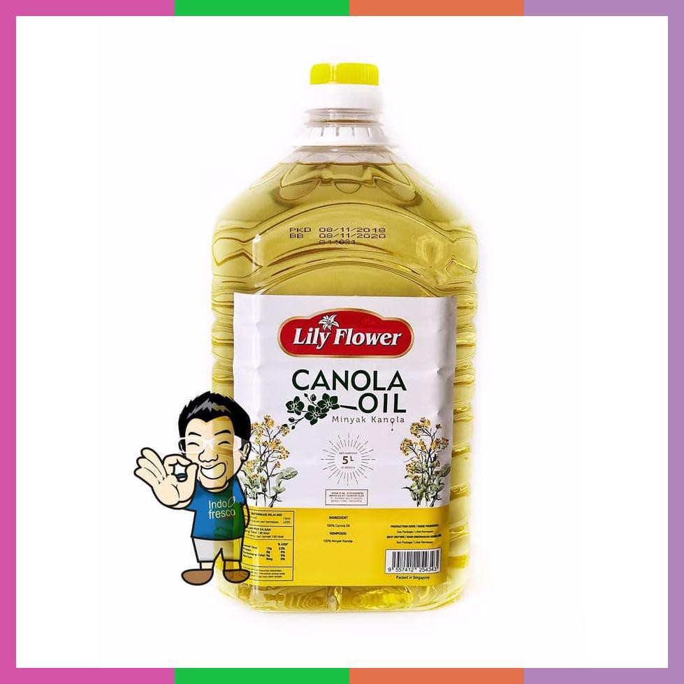 

Minyak Kanola Lily Flower Canola Oil 5L