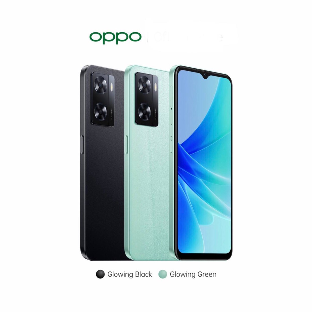 Oppo A57 [4GB+64GB] Helio G35 | 13MP Dual Camera | 6.56&quot; IPS LCD | 5000mAh | Garansi Resmi Oppo 1 Tahun