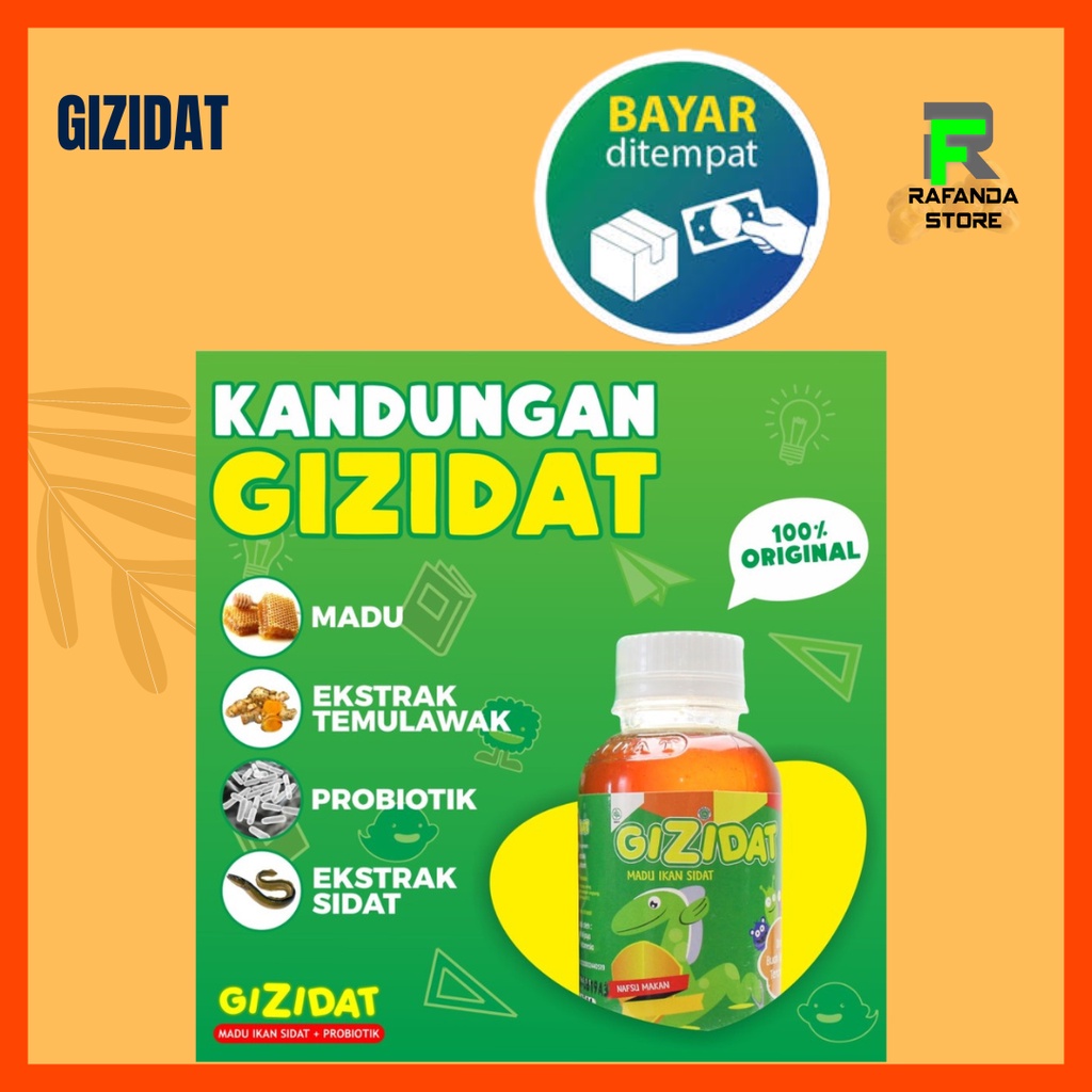 GIZIDAT Vitamin Penambah Nafsu Makan Berat Badan Anak dan Bayi