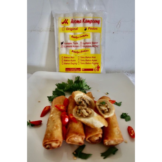 

Makanan Frozen Lumpia Tuna Pedas isi 10 fresh