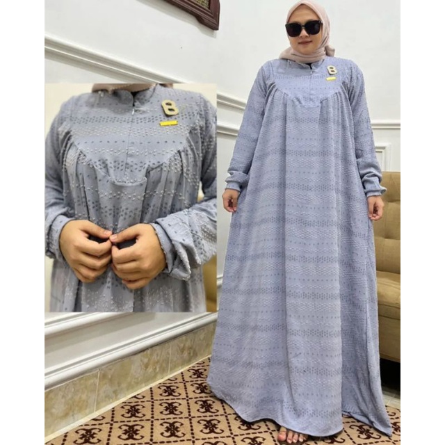 Gamis Dalila Series crincle Uragiri  / crinkle rubiah jumbo ld 120 cm