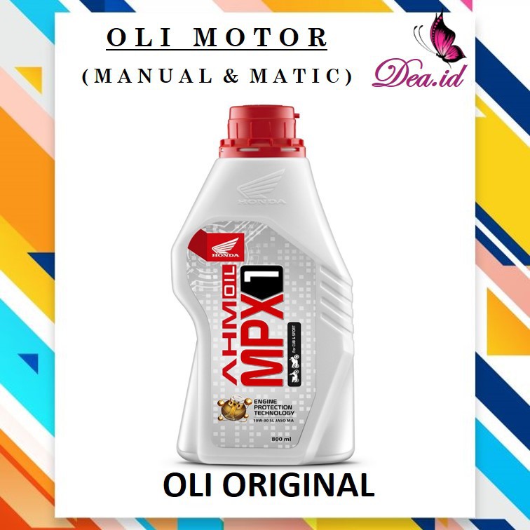 [DEASTORE] OLI MOTOR MPX 1 ORIGINAL - OLI AHM MPX 1 ORIGINAL 100 % - 1 LITER