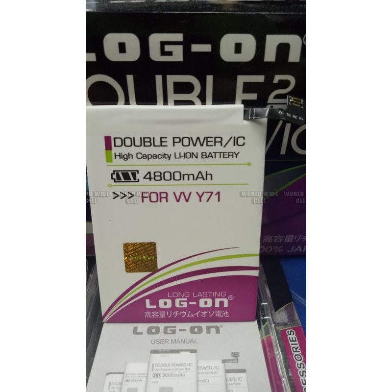 Baterai Batrai Vivo Y71 B-E1 Double POWER
