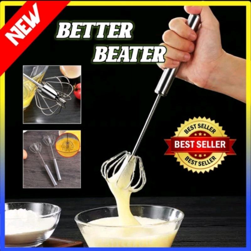 alat pengocok telur adonan automatis hand mixer GAGANG TEBAL  otomatis better beater