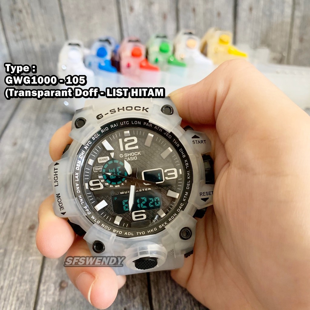 BARANG TERLARIS !!! Jam GWG1000 Mudmaster full black / Hitam digital TERMURAH!!!