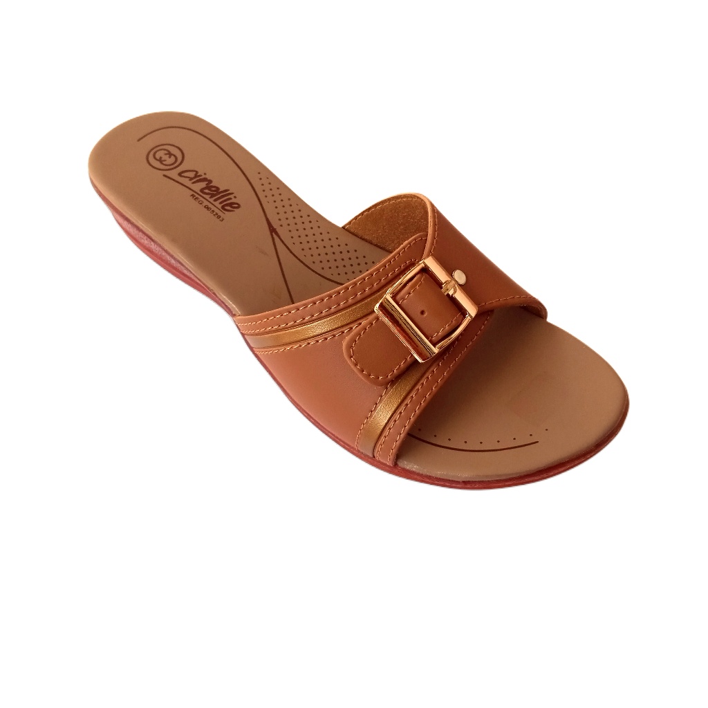 Sandal Wanita Nevada Selop Flat Teplek Santai Kekinian