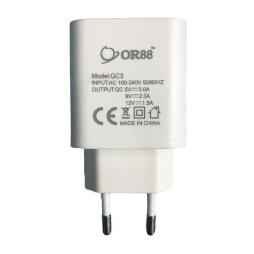 Charger Fast Charging  2 in 1 - Charger 2 Usb 100% Original OR88