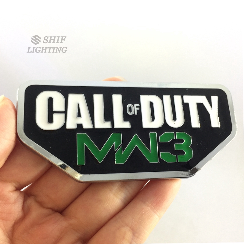 1 x Metal CALL OF DUTY MW3 Logo Car Auto Decorative Emblem Sticker Badge Decal For JEEP