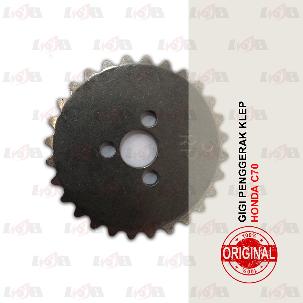 Gear Gigi Sentrik Penggerak Klep C70 Gir Besar Rantai Keteng MPM Sprocket Cam Motor Bebek