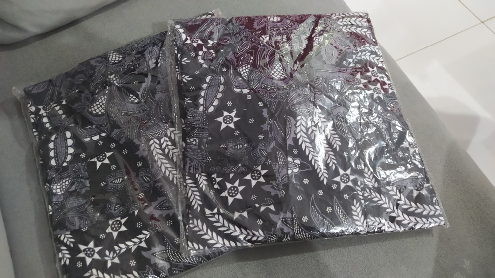 Bswart Batik Hrb026 Kenongo Hem Pendek Padi Pekalongan M L Xl Batik