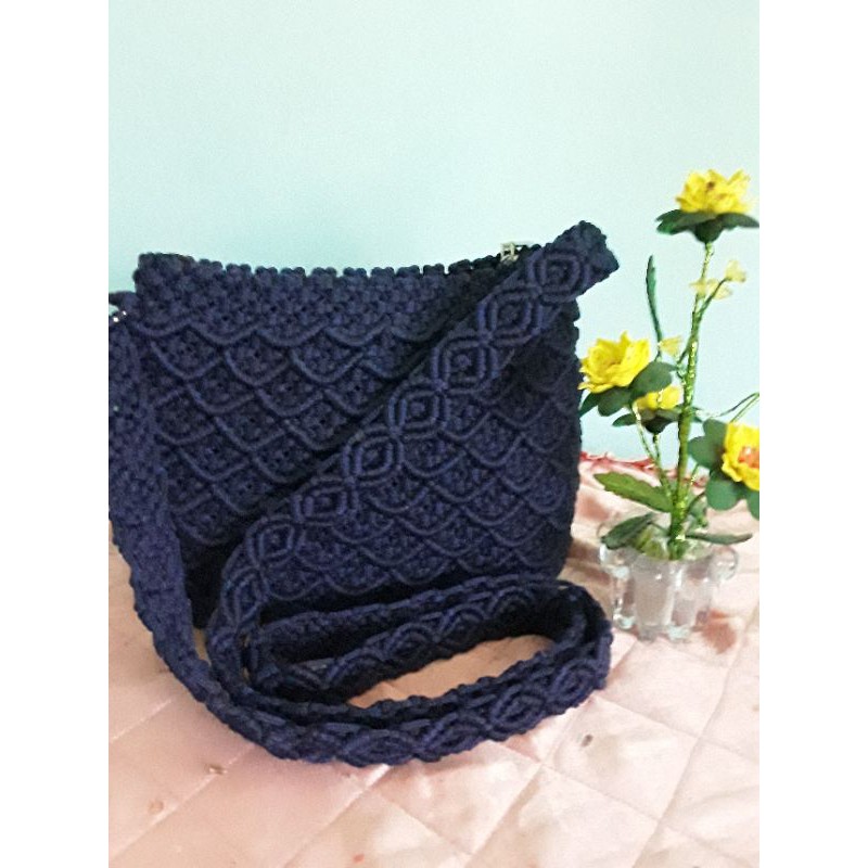 tas selempang tali kur