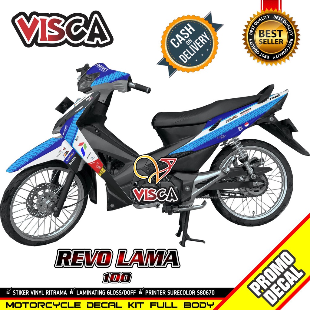 Decal Revo Lama Full Body Stiker Revo Lama 2007 Striping Revo Lama 2007 Variasi Mandalika