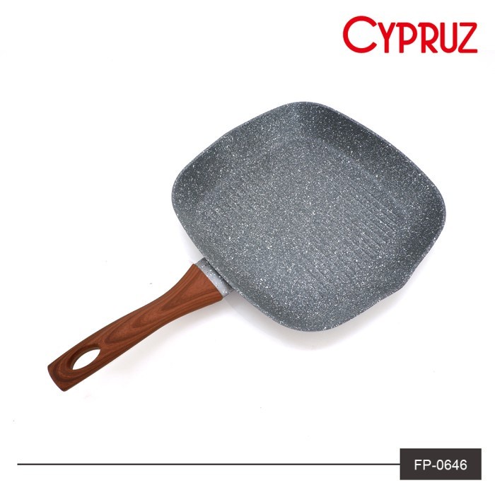 Grill Pan Marble merk Cypruz 24 cm kompor induksi