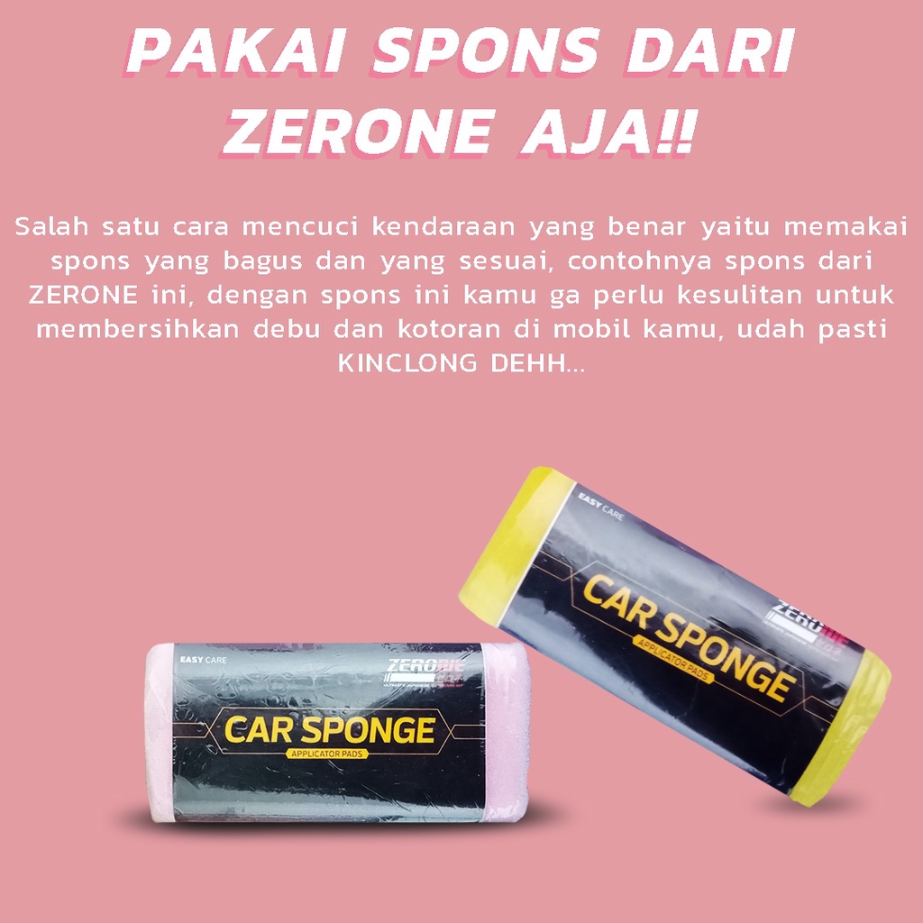 SPONS BUSA ZERONE - SPONS CUCI MOBIL / MOTOR SEPEDA  SERBAGUNA