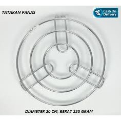 Tatakan Panci Stainless Steel Tebal / Tatakan Panas