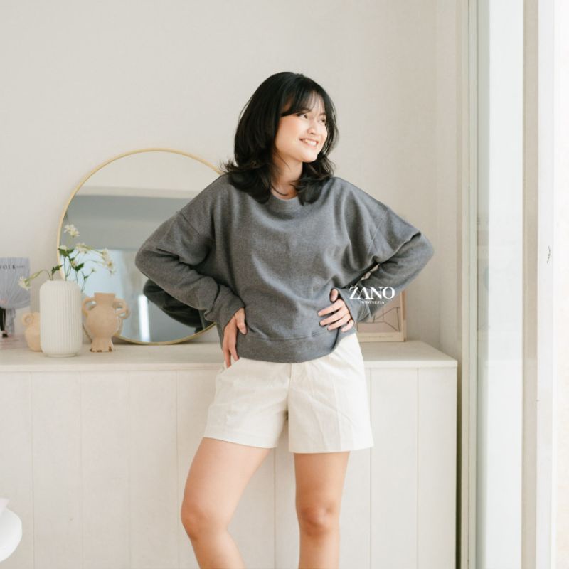 ZANO BASICS Sweater Crop Flary