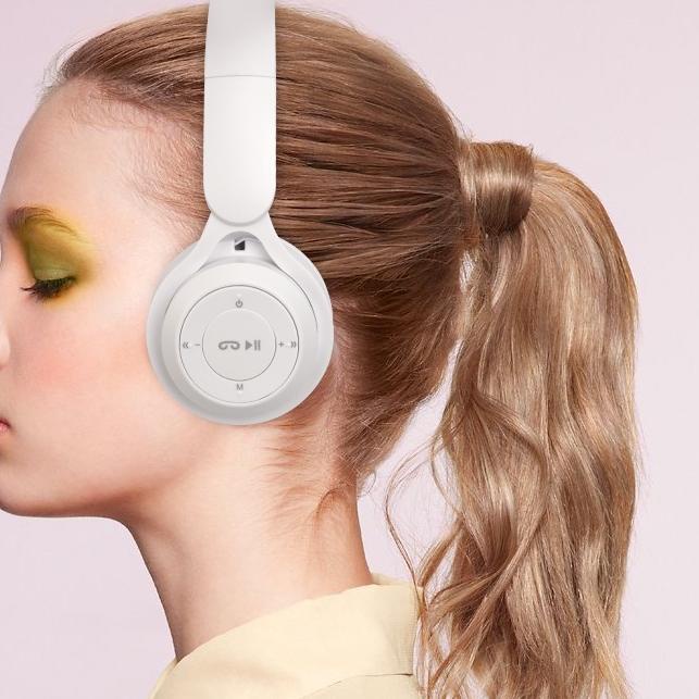 Diskon✔️(New) TACOO Headphone Wireless Bluetooth Erpone Hi-Fi Sound Stereo Deep Bass All Color Varia