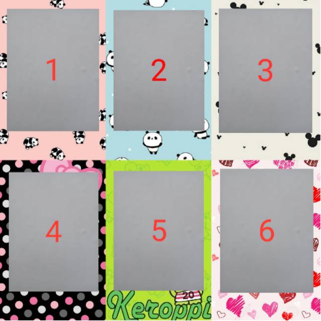 Cetak Foto polaroid Background