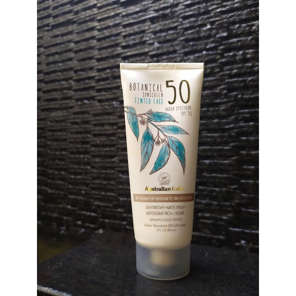 PRELOVED Australian Gold Botanical Tinted Face SPF 50 Sunscreen