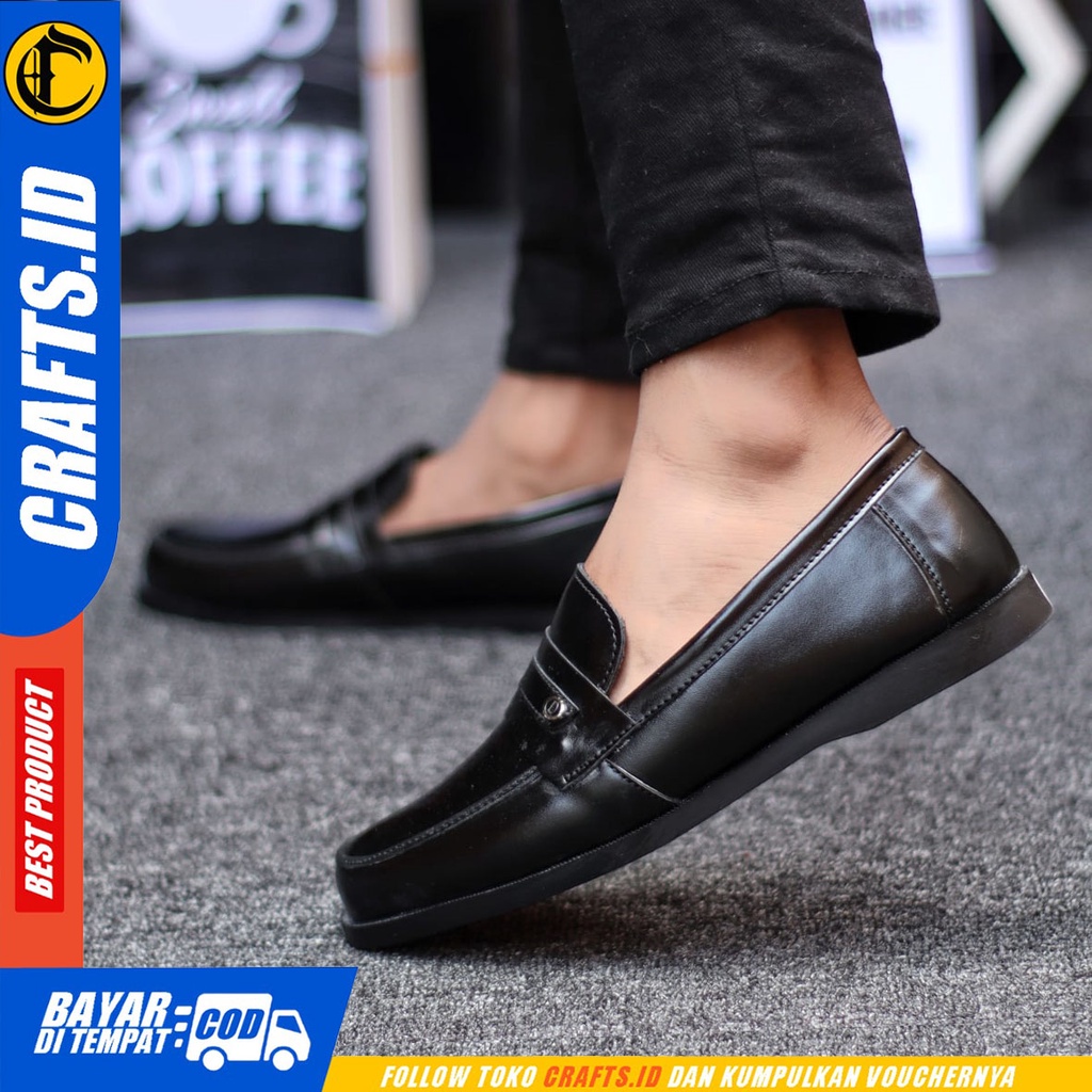 CRAFTS Shendo - Sepatu Formal Pria Pantofel