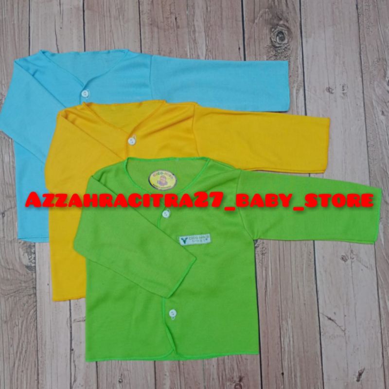 CICO MIKO  3 PC BAJU BAY POLOS LENGAN PANJANG USIA NEWBORN SNI HIGHT QUALITY