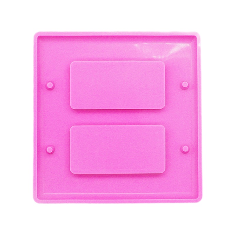 SIY  DIY Crafts Epoxy Resin Mold USB Socket Panel Light Switch Cover Silicone Mould