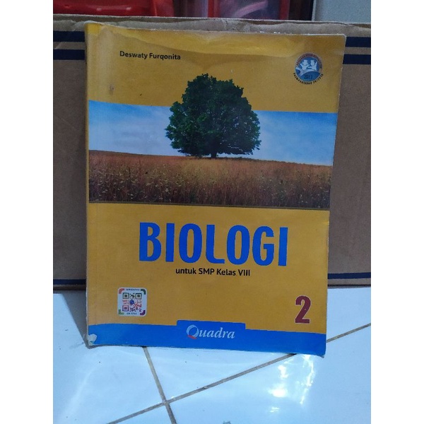 Buku Biologi kelas 8/VIII SMP Quadra
