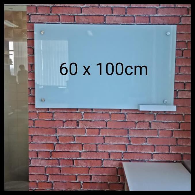 

Glassboard Uk 60 X 100Cm , Papan Tulis Kaca Terlaris, Bisa Custom - Magnetik