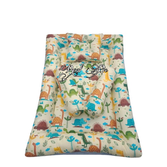 kasur bayi kelambu model kolam pinggiran silikon free 1 set bantal guling
