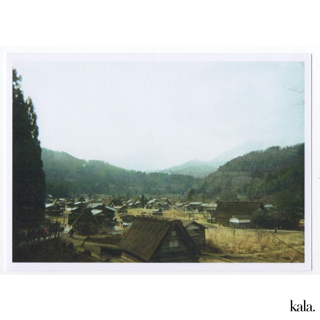 

Postcard/Kartu Pos Art Work - Shirakawa-go 1 | Jepang