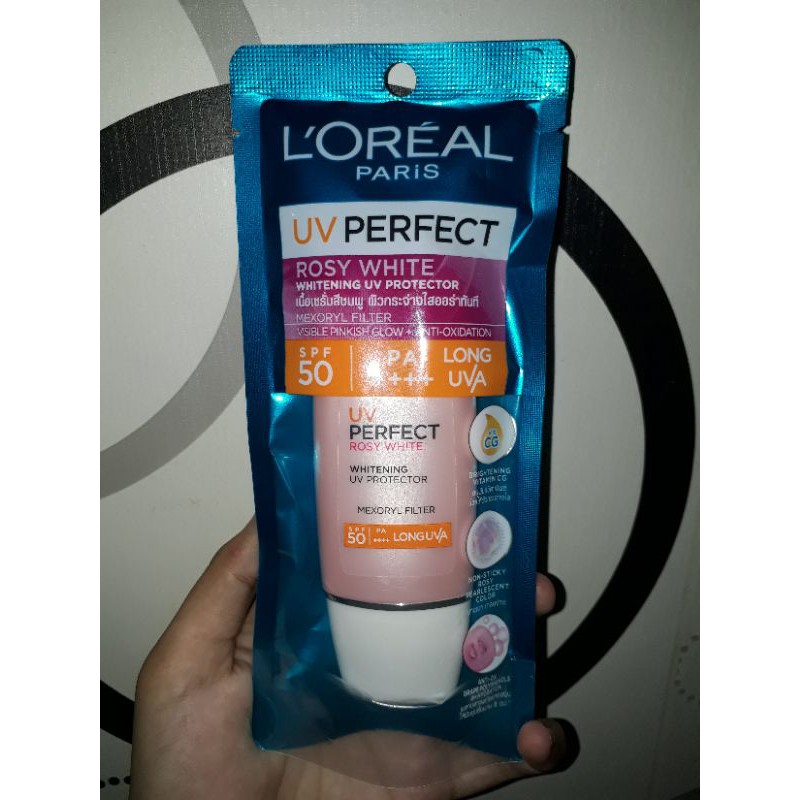 [NEW] LOREAL UV PERFECT ROSY WHITE SUNSCREEN SPF 50 PA++++