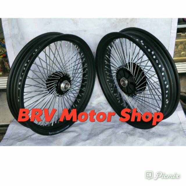 Velg w175 jari jari seribu - velg jari jari seribu w175 tromol ori kawasaki siap pasang velg ring 17