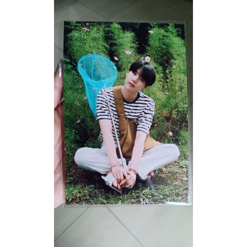 READY SG2021 season greeting random 4x6 photo SUGA