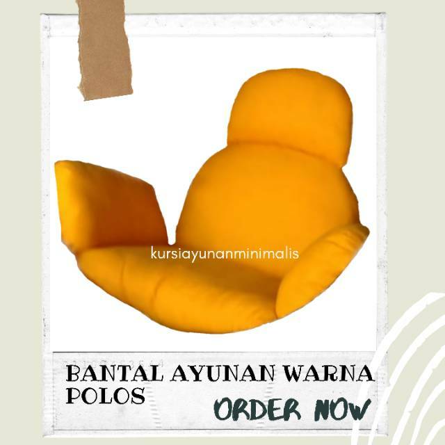 BANTAL AYUNAN WARNA POLOS BENTUK SAYAP UNTUK AYUNAN PEAR KURSI GANTUNG ROTAN